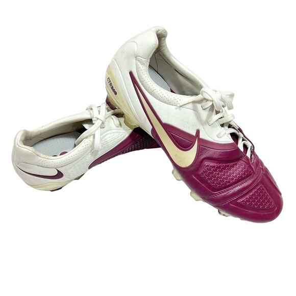Nike Other - Nike CTR360 Libretto Soccer Cleats Men 11 Maroon White Football Shoes Used